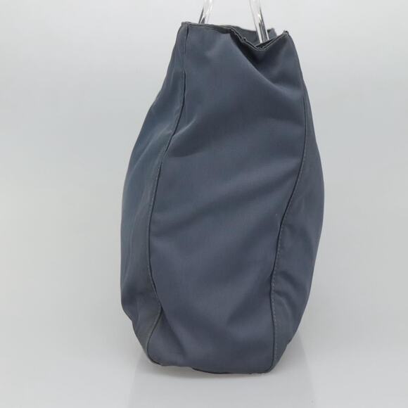 PRADA Hand Bag Nylon Gray Silver - Picture 5 of 13